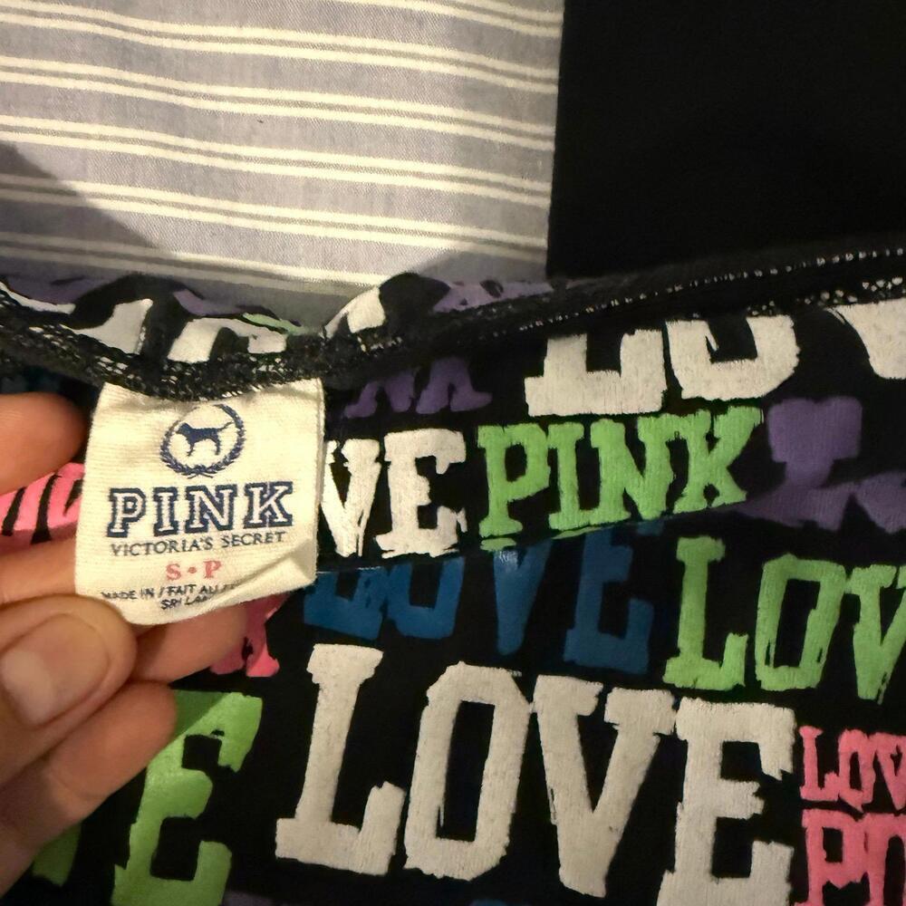 Y2K PINK Victoria's Secret Foldable Waist Flare Yoga Pants - Picture 2 of 3